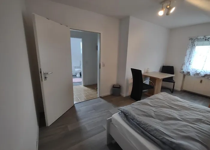 Quarto em Acomodações Particulares Monteurzimmer In Mit Kueche Und Bad Vellmar